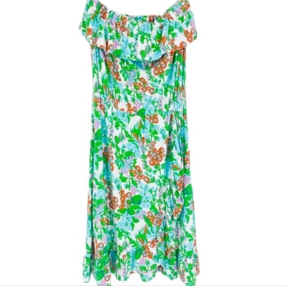 Lilly Pulitzer Mini Bee in Your Bonnet Flor Multi Ruffle Dress XS - Picture 2 of 5